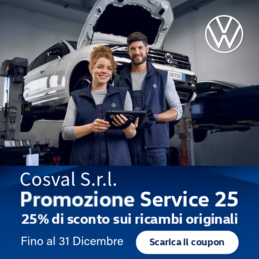Promozione Service 25 - Volkswagen - Cosval Srl