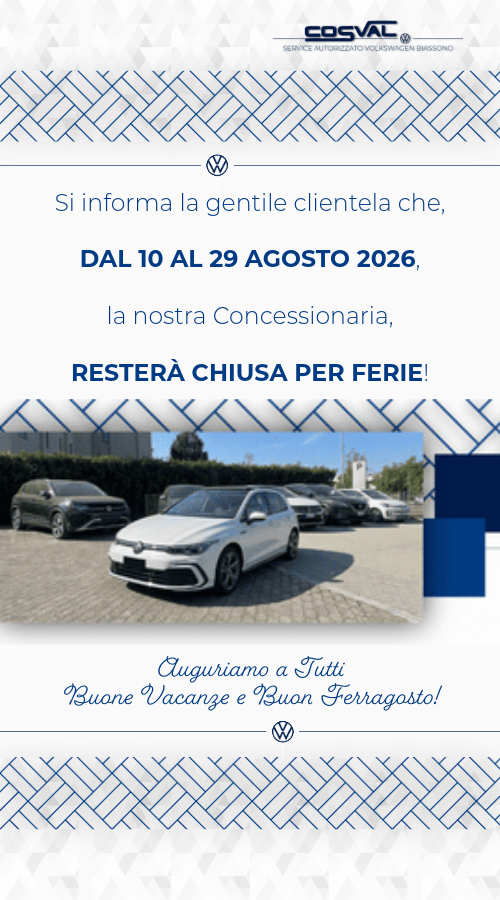Ferie 2026 - Cosval Srl Ferie 2026 - Cosval Srl