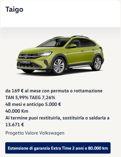 Progetto Valore Volkswagen