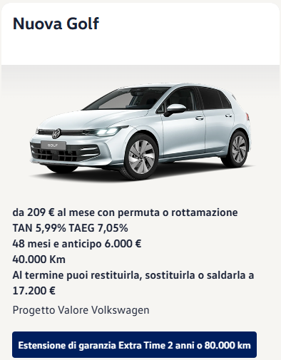 Progetto Valore Volkswagen