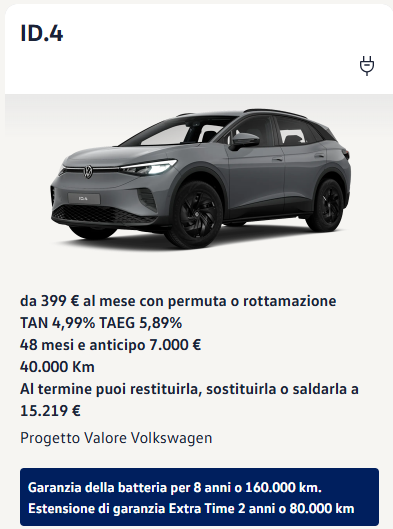 Progetto Valore Volkswagen - Settembre 2026