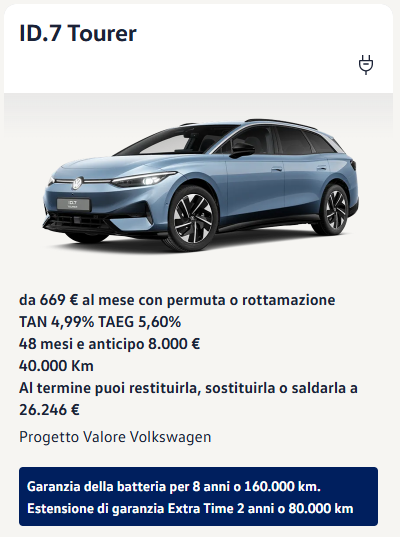 Progetto Valore Volkswagen - Settembre 2026