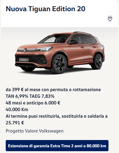 Progetto Valore Volkswagen - Settembre 2026